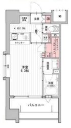 ゲートコート大阪福島の物件間取画像